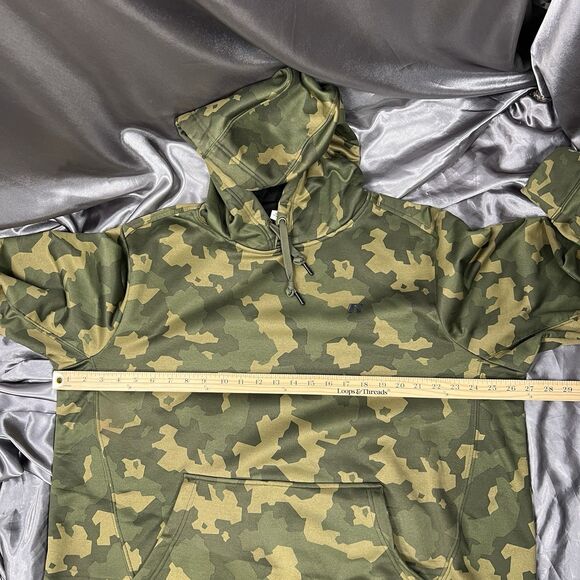 Russell Athletic Hoodie Men’s XL Camo Heavy Hunting Hiking W/ Kangaroo Pocket - Picture 13 of 14